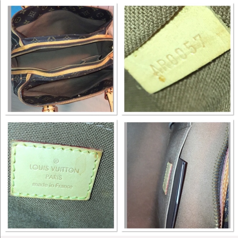 Limited Edition Authentic Louis Vuitton Monogram Rivet Brown Handbag - Picture 7 of 8